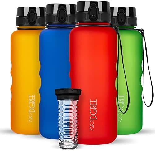 720°DGREE uberBottle Trinkflasche SoftTouch 500ml - Auslaufsicher, BPA-Frei - für Sport und Outdoor-Aktivitäten - Climat