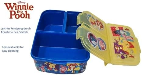 Kinder Brotdose Lunchbox Minecraft - mit Fächern - BPA frei - Perfect für Schultage und Picknicks