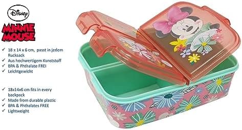 Kinder Brotdose Lunchbox Minecraft - mit Fächern - BPA frei - Perfect für Schultage und Picknicks