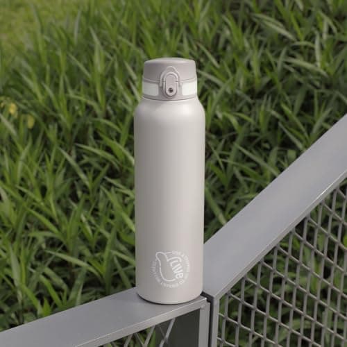 Thermosflasche UZSPACE Waldgrün Kinder 700ml Isolierte Edelstahl Trinkflasche 100% Auslaufsicher Outdoor Fitness Schule