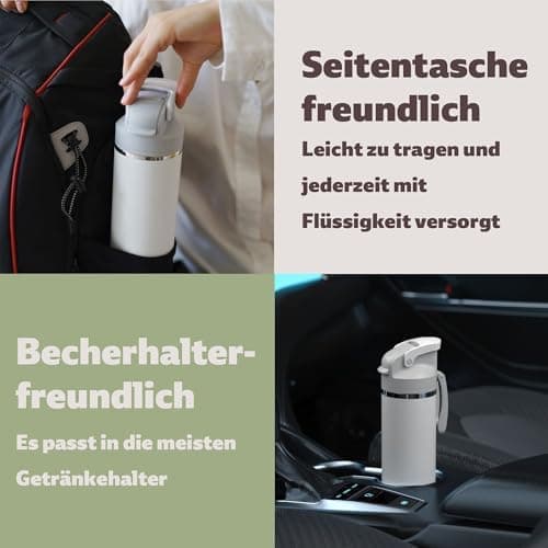 OISIZ Isolierte Edelstahl Trinkflasche 720ml für Outdoor Aktivitäten und Sport 100% auslaufsicher mit Vakuum-Technologie