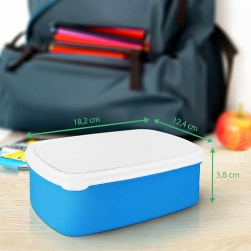 GRAVURZEILE Personalisiertes Magischer Wald Brotd Essbox für Kinder - Platzsparend stapelbar - Ideal für Schule & Kita -