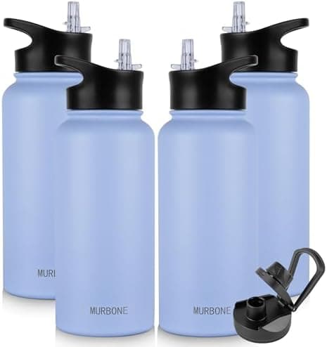 Edelstahl Trinkflasche 1.2L BPAfrei-Thermoskanne-Vakuum Doppelwandisolierung für Sport Campings-Reise-Kohlensäure Geeign