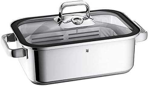 WMF Vitalis Glasdeckel für Aroma 6,5l, spülmaschinengeeignet, silikondichtung, vitalis zubehör
| WMF Vitalis Glasdeckel