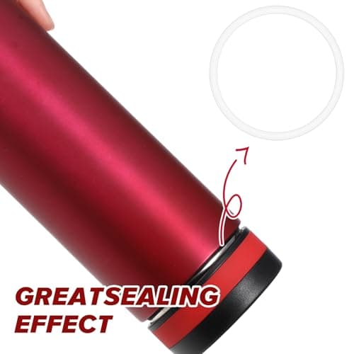 Silikon Dichtungsringe für Trinkflaschen 6 Stück Ersatz O-Ring Set Isolierbecher