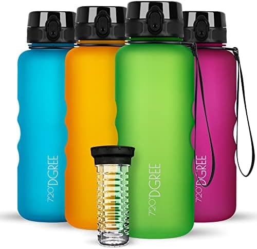 720°DGREE uberBottle Trinkflasche SoftTouch 500ml - Auslaufsicher, BPA-Frei - für Sport und Outdoor-Aktivitäten - Climat