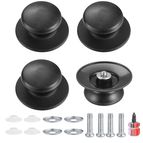 4 Stück Topfdeckelknopf, Universal-topfdeckel Griff für Küchengeschirr, Ersatzknöpfe für Topfdeckel, Kasserolle und mehr
