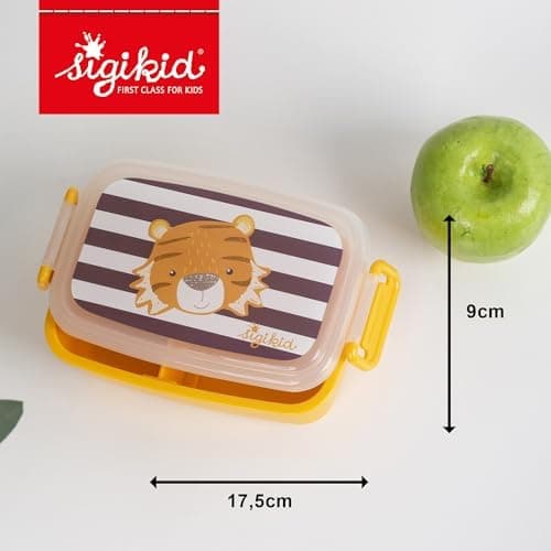 Sigikid 25365 Brotzeitbox Fuchs Lunchbox mit Trennwand, sicher und BPA-frei für Kinder ab 1 Jahr
| Sigikid 25365 Brotze