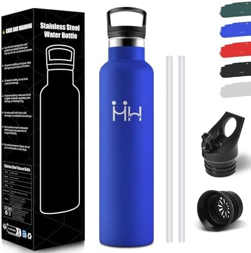 HoneyHolly Edelstahl Trinkflasche 500ML Kinder BPA-Frei Isoliert Thermoflasche
