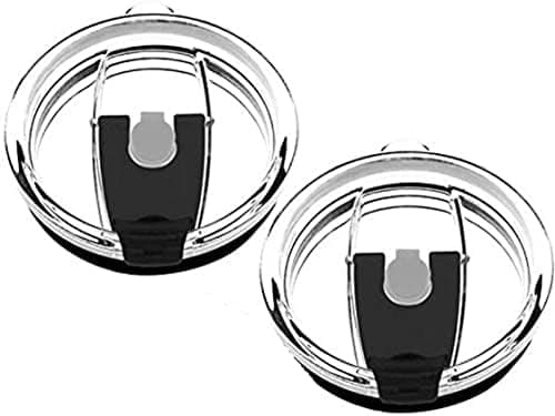 Ersatzdeckel für 56-ml-Becher - Spritzwasserfest, auslaufsicher und strohhalmfreundlich 20 oz Black Double Hole