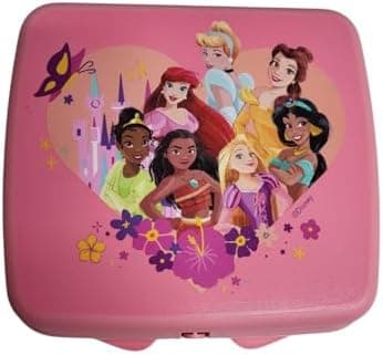 Tupperware Quadratische Sandwich-Box Aufbewahrungsbox Brotdose mit Scharnier und Verriegelung (türkis Koala Bär)
