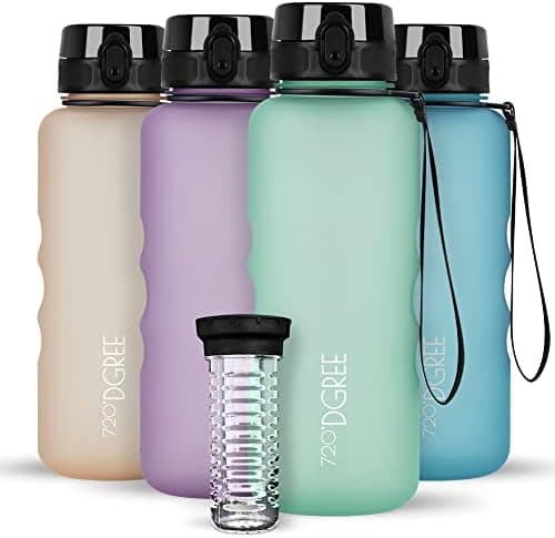 720°DGREE uberBottle Trinkflasche SoftTouch 500ml - Auslaufsicher, BPA-Frei - für Sport und Outdoor-Aktivitäten - Climat