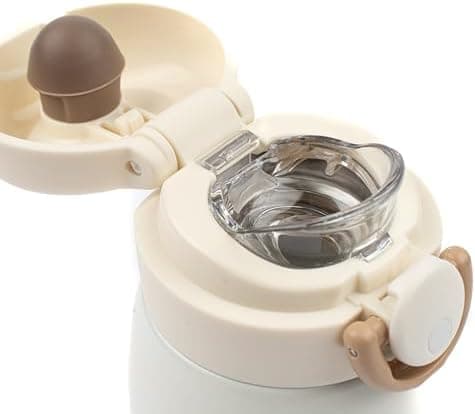 Fabelab Kinder Trinkflasche 320 ml | BPA-Frei Edelstahl Auslaufsicher | Schultasche Wasserflasche