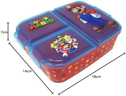 Kinder Brotdose Lunchbox Minecraft - mit Fächern - BPA frei - Perfect für Schultage und Picknicks