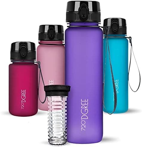 720°DGREE uberBottle Trinkflasche SoftTouch 500ml - Auslaufsicher, BPA-Frei - für Sport und Outdoor-Aktivitäten - Climat