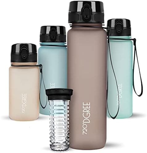 720°DGREE uberBottle Trinkflasche SoftTouch 500ml - Auslaufsicher, BPA-Frei - für Sport und Outdoor-Aktivitäten - Climat