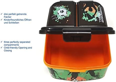 Kinder Brotdose Lunchbox Minecraft - mit Fächern - BPA frei - Perfect für Schultage und Picknicks