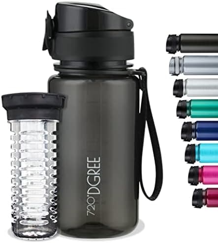 720°DGREE uberBottle Trinkflasche SoftTouch 500ml - Auslaufsicher, BPA-Frei - für Sport und Outdoor-Aktivitäten - Climat