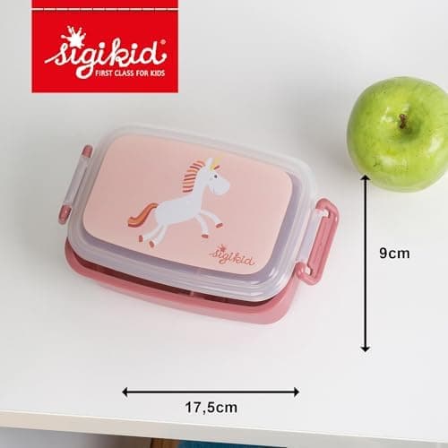 Sigikid 25365 Brotzeitbox Fuchs Lunchbox mit Trennwand, sicher und BPA-frei für Kinder ab 1 Jahr
| Sigikid 25365 Brotze