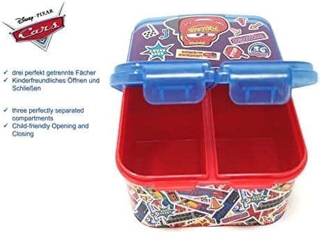 Kinder Brotdose Lunchbox Minecraft - mit Fächern - BPA frei - Perfect für Schultage und Picknicks