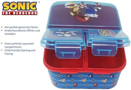 Kinder Brotdose Lunchbox Minecraft - mit Fächern - BPA frei - Perfect für Schultage und Picknicks