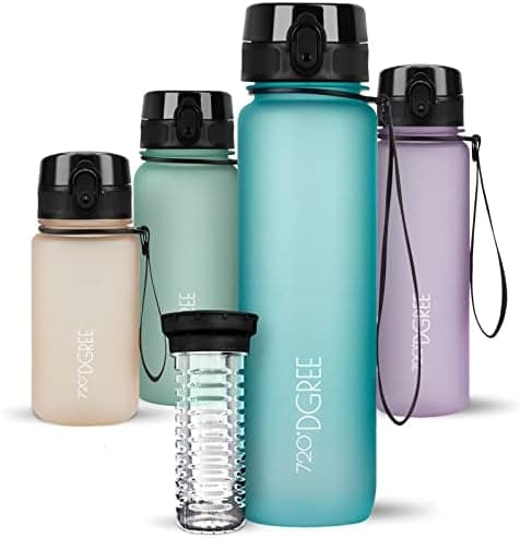 720°DGREE uberBottle Trinkflasche SoftTouch 500ml - Auslaufsicher, BPA-Frei - für Sport und Outdoor-Aktivitäten - Climat