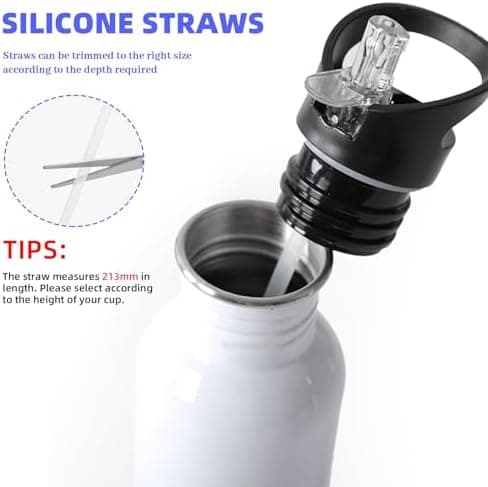 Ersatzdeckel Strohdeckel 2 Stück Standard Mund Wasserflasche Deckel Trinkflasche Straw Lid Trinkhalmdeckel Wasserflasche