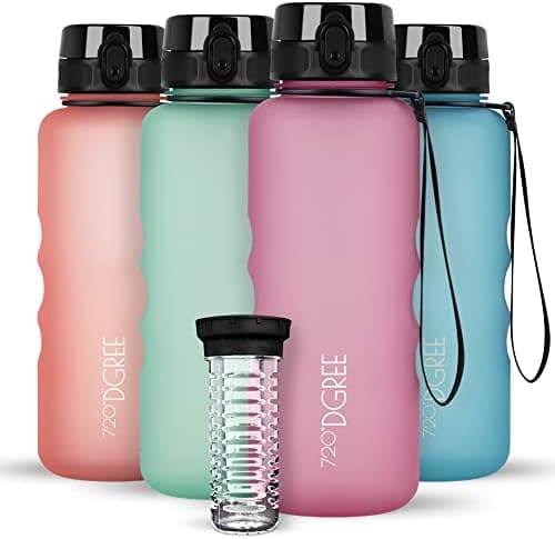720°DGREE uberBottle Trinkflasche SoftTouch 500ml - Auslaufsicher, BPA-Frei - für Sport und Outdoor-Aktivitäten - Climat