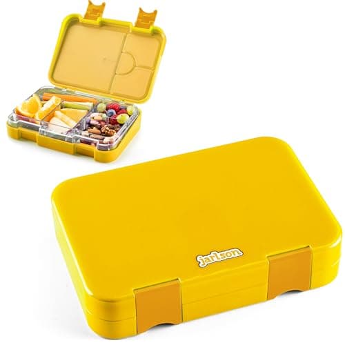 Jarlson® Brotdose Kinder mit Fächern - TONI Lunchbox - Auslaufdurchfall-Sicher – Jausenbox für Kindergarten und Schule -