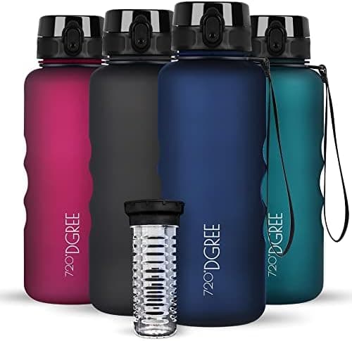 720°DGREE uberBottle Trinkflasche SoftTouch 500ml - Auslaufsicher, BPA-Frei - für Sport und Outdoor-Aktivitäten - Climat