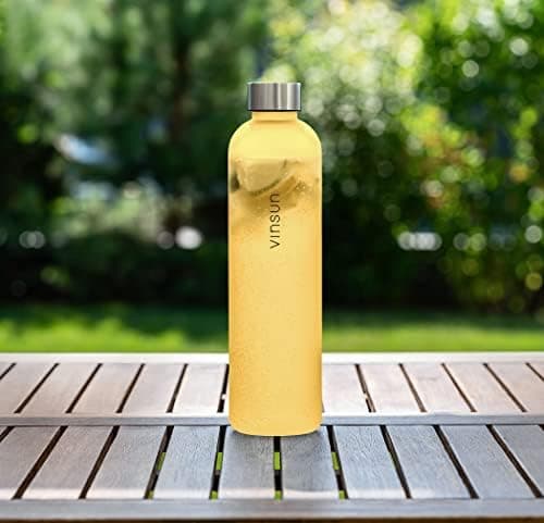 VINSUN Trinkflasche 1000ml - auslaufsicher, BPA frei, Tritan - Leichte Wasserflasche für Sport und Outdoor activities -