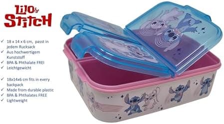 Kinder Brotdose Lunchbox Minecraft - mit Fächern - BPA frei - Perfect für Schultage und Picknicks