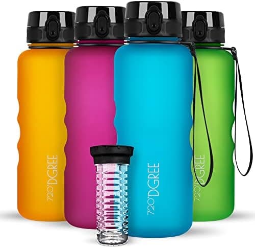 720°DGREE uberBottle Trinkflasche SoftTouch 500ml - Auslaufsicher, BPA-Frei - für Sport und Outdoor-Aktivitäten - Climat