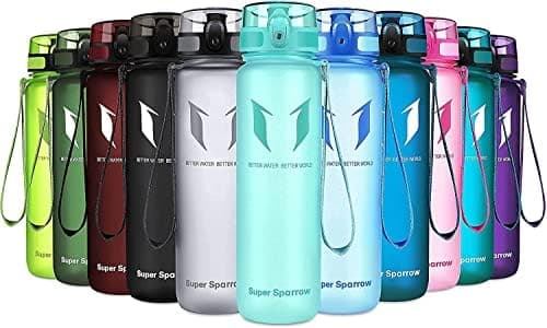 Super Sparrow BPA-frei Wasserflasche - 500ml - Ideale für Sport und Outdoor - Nachhaltig ClimatePartner certified