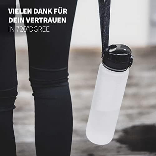 720°DGREE uberBottle Trinkflasche SoftTouch 500ml - Auslaufsicher, BPA-Frei - für Sport und Outdoor-Aktivitäten - Climat