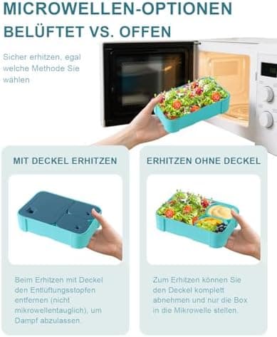 Kinder Brotdose 1100ml Auslaufsichere Bento Box Schule