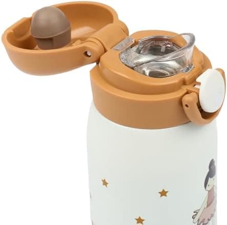 Fabelab Kinder Trinkflasche 320 ml | BPA-Frei Edelstahl Auslaufsicher | Schultasche Wasserflasche