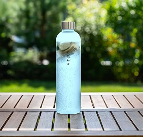 VINSUN Trinkflasche 1000ml - auslaufsicher, BPA frei, Tritan - Leichte Wasserflasche für Sport und Outdoor activities -