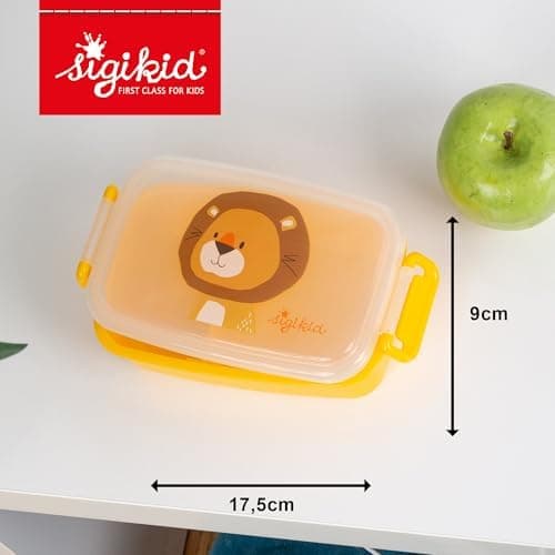 Sigikid 25365 Brotzeitbox Fuchs Lunchbox mit Trennwand, sicher und BPA-frei für Kinder ab 1 Jahr
| Sigikid 25365 Brotze