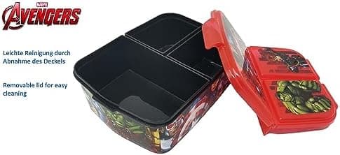 Kinder Brotdose Lunchbox Minecraft - mit Fächern - BPA frei - Perfect für Schultage und Picknicks
