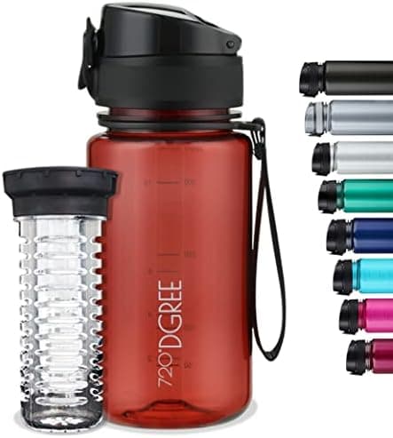 720°DGREE uberBottle Trinkflasche SoftTouch 500ml - Auslaufsicher, BPA-Frei - für Sport und Outdoor-Aktivitäten - Climat