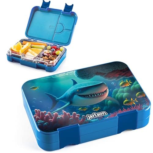 Jarlson® Brotdose Kinder mit Fächern - TONI Lunchbox - Auslaufdurchfall-Sicher – Jausenbox für Kindergarten und Schule -