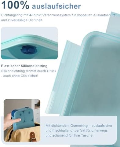Kinder Brotdose 1100ml Auslaufsichere Bento Box Schule