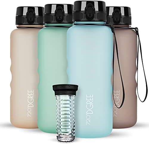 720°DGREE uberBottle Trinkflasche SoftTouch 500ml - Auslaufsicher, BPA-Frei - für Sport und Outdoor-Aktivitäten - Climat