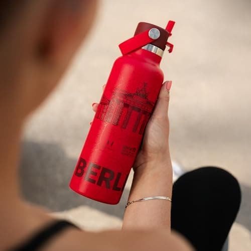Super Sparrow Thermobecher für Sport und Outdoor - 500ml, 750ml - BPA-Frei, ClimatePartner certified - FlipFlow Trinkfla