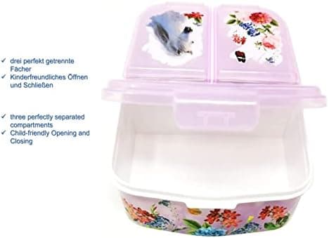 Kinder Brotdose Lunchbox Minecraft - mit Fächern - BPA frei - Perfect für Schultage und Picknicks
