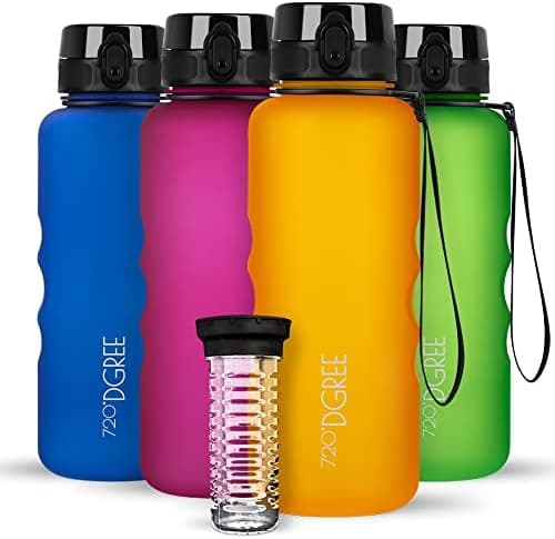 720°DGREE uberBottle Trinkflasche SoftTouch 500ml - Auslaufsicher, BPA-Frei - für Sport und Outdoor-Aktivitäten - Climat