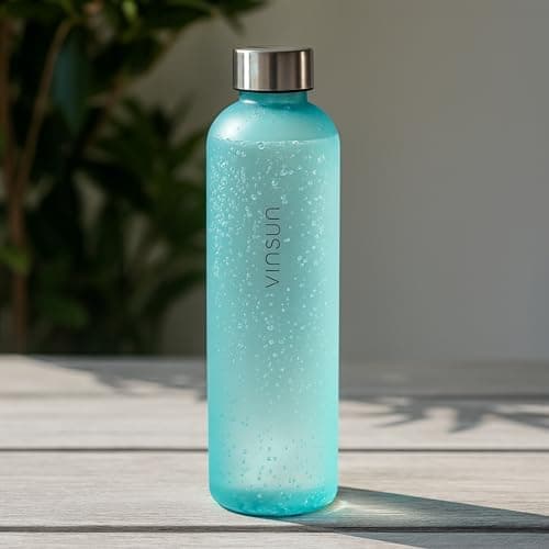 VINSUN Trinkflasche 1000ml - auslaufsicher, BPA frei, Tritan - Leichte Wasserflasche für Sport und Outdoor activities -