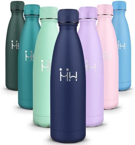 HoneyHolly Kinder Trinkflasche Doppelwandig, 500ML BPA-frei, Thermosflasche für Fitness und Gym