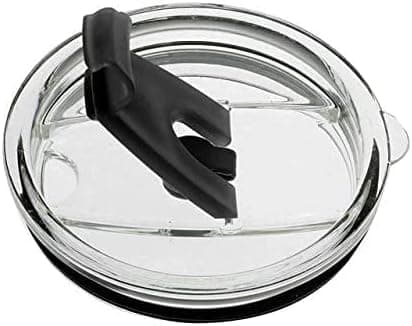 Ersatzdeckel für 56-ml-Becher - Spritzwasserfest, auslaufsicher und strohhalmfreundlich 20 oz Black Double Hole